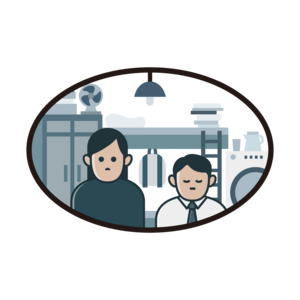 Graphic of Subdivided Flat Residents with faces